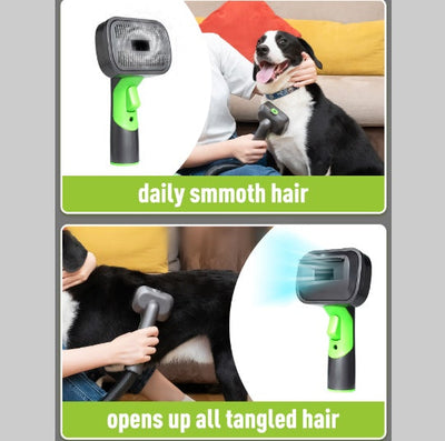 Pet Grooming Clipper & Vacuum Kit — Low-Noise Trimmer Set