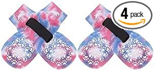 Anti Slip Dog Socks to Prevent Licking Paws, Dog Shoes for Hot Pavement, Dog Booties for Small Medium Large Senior Dogs, Traction Control Boots & Paw Protectors for Hardwood Floors