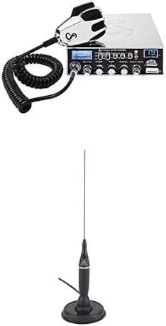 Cobra 29 LTD Professional CB Radio & Cobra HGA1500 42 Inch Magnetic Mount CB Antenna: Full 40 Channels, Adjustable Receiver, SWR Calibration, Long-Range Antenna for Clear Signal, Chrome