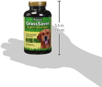 NaturVet – GrassSaver Supplement for Dogs – Healthy Supplement to Help Rid Your Lawn of Yellow Spots – Synergistic Combination of B-Complex Vitamins & Amino Acids – 500 Tablets