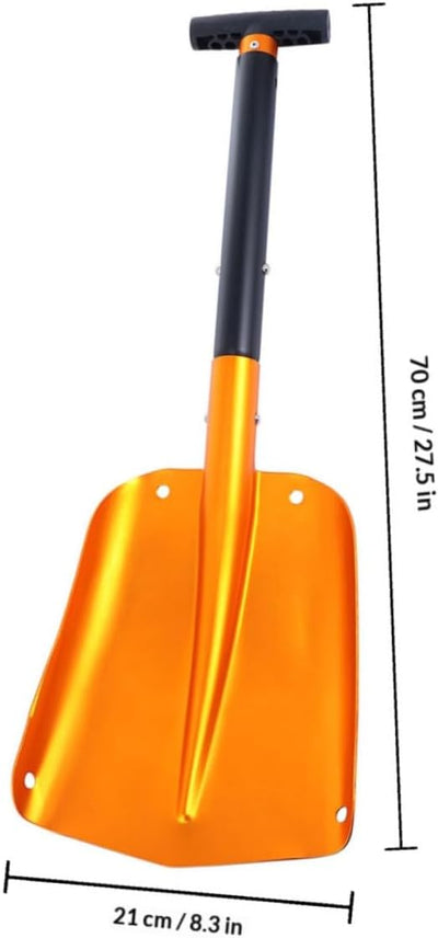 Abaodam Retractable Ice Scraper Wide Car Shovel Detachable Snow Shovel for Car Extendable Auto Ice Scraper for Folding Snow with Carry Bag for Winter and Removal