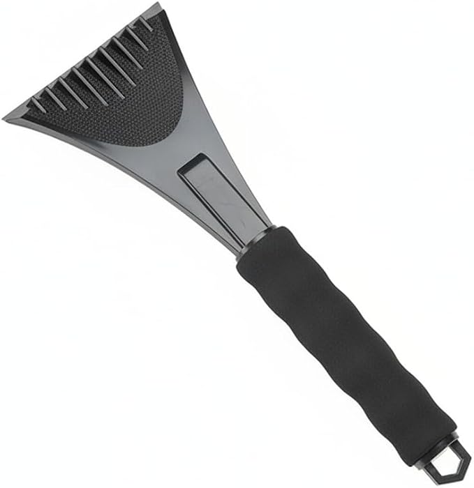 Glove Box Snow Shovel, Detachable PP Plastic Blade with EVA Grip Handle, Compact Vehicle Winter Tool for Car Trunk Storage (1 PC)