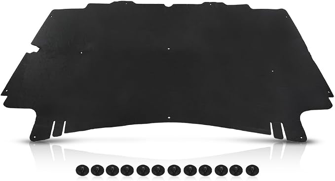 G-PLUS Hood Insulation Pad 1/2" Heat Blanket & Clips Compatible with Dodge Ram 1500 2002-2008/Fit Dodge Ram 2500 3500 2003-2009