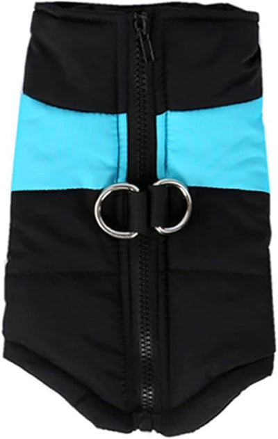 Winter Waterproof Windproof Dog Jacket - Warm Vest Coat for Small & Medium Dogs - Not Suitable for Big Dogs C-Blue 3X-Large