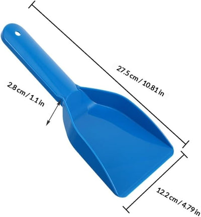 2pcs Plastic Ice Scraper and Snow Shovel Set for Kitchen and Freezer Compact Ice Scoop with Sturdy Pp Material for Efficient Snow Removal and Cleaning at Home