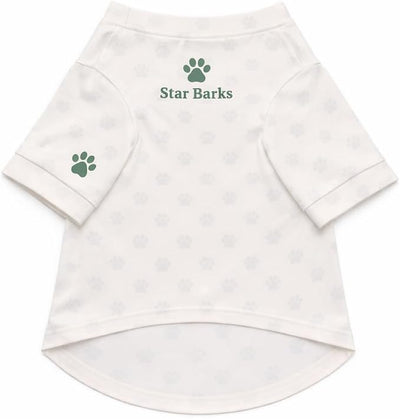 Everything Chic Luxury Designer Dog T-Shirt Trendy Puppy Clothes for Small Dogs, Fashion Pet Tee for French Bulldogs & Chihuahuas, Soft Cotton-Blend, StarbarksTee, Small