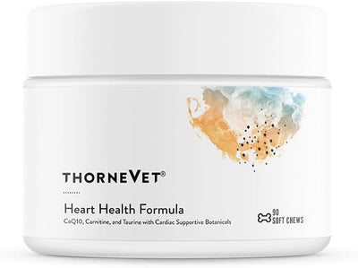 ThorneVET Heart Healthy Formula – Cardiovascular Support for Dogs & Cats, 90 Soft Chews
