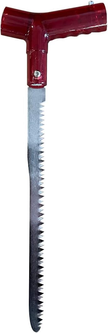 Emergency Snow Shovel with Saw - Converts from Dig to Chop/Hoe Mode - Portable for Snowmobiles, Skiing, Backcountry, Avalanche Rescue - Winter Survival Gear for Car, Camping - T6 Aluminum