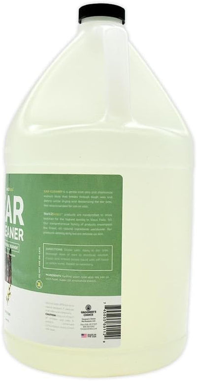 Bark 2 Basics Dog Ear Cleaner, 1 Gallon - All Natural, Witch Hazel, Gentle Aloe Vera and Chamomile Extract Base, Breaks Through Tough Wax and Debris, Soap-Free