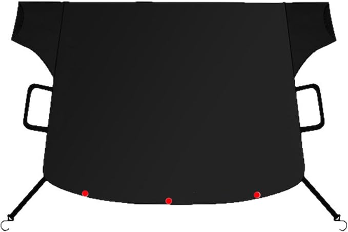 Magnetic Car Windshield Cover Featuring 3 Magnets Suitable for Snow Sun Frosts Protective and Easy Installation
