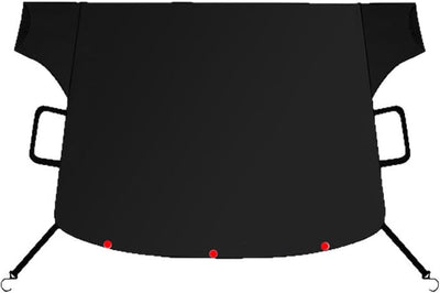 Magnetic Car Windshield Cover Featuring 3 Magnets Suitable for Snow Sun Frosts Protective and Easy Installation