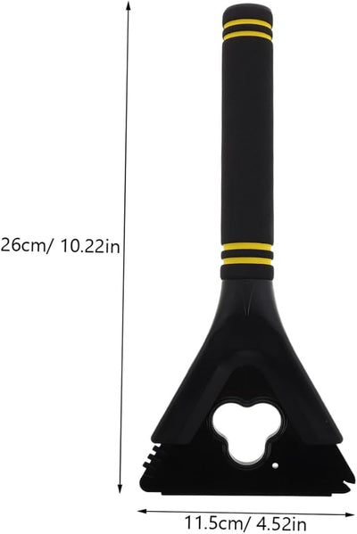 Hemobllo Frost Snow Removal Tool Ergonomic Ice Scraper De- for Vehicle Windshields and Portable Essential for and Suvs