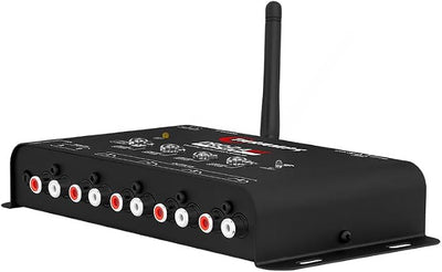 Taramps Pro 2.4 BT Bluetooth DSP Crossover Full, Digital Signal Processor, Car Audio Equalizer with App, Gain up to 9V, 15 Band Graphic Equalization, 12 preset EQ, 2 in and 4 Out, High Level Input