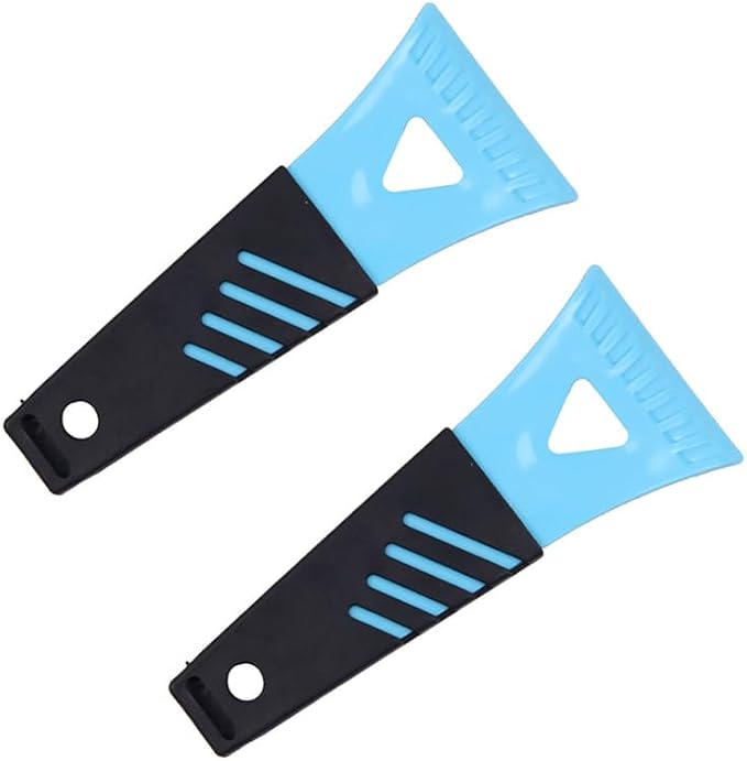 Mini Plastic Ice Scraper Shovel for Freezer and Car 6.9 Inch Lightweight Defrosting Tool for Snow Frost and Ice Removal Portable Plastic Scraper with Random Color
