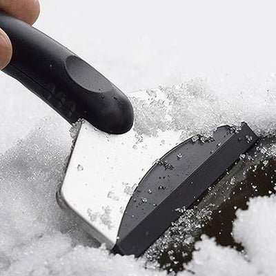 BWESOO Black Handle Ice Scraper for Car Windshield Car Window Frost Remover Scratch-Free Ice Breaker Shovel Cleaning Tool Car Winter Accessories for Quick Clean Glass Ice Scrapers and Snow Brushes
