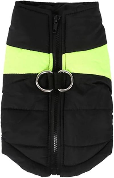 Winter Waterproof Windproof Dog Jacket - Warm Vest Coat for Small & Medium Dogs - Not Suitable for Big Dogs C-Green Large