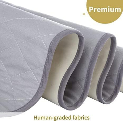 CoolShields Washable Puppy Dog Pee Pad, 18"X24" 4pcs Reusable Puppy Pads, Waterproof Whelping Training Mat for Playpen Crate, Floor, Bed,Sofa and Trunk [Premium Fabrics That can be Used by Humans]