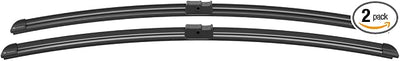 BOSCH 3397118946 AeroTwin OE Replacement Wiper Blades Driver & Passenger Side - Set of 2 (27" & 27") Side Lock 22mm