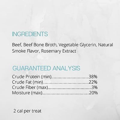 Farmland Traditions Tiny Loves Jerky Trainer Treats for Dogs w/Bone Broth (Beef, 32 oz.)