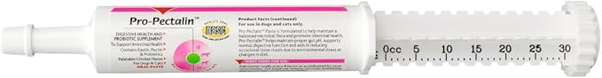 Vetoquinol Pro-Pectalin Oral Paste for Dogs & Cats – Chicken Flavor – Helps Reduce Occasional Loose Stool & Diarrhea, Balance Gut pH, Support Normal Digestion & Intestinal Flora - 30 cc
