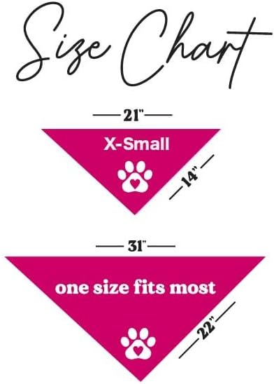 Service Dog Dog Bandana | 100% Cotton Adjustable Triangle |Service Dog | Working Animal | Assistance |Hot Pink, One Size (307)
