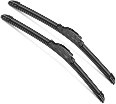 26" + 17" Wiper Blades for Nissan Rogue 2014-2013, INFINITI Q50 2014-2023 2024, INFINITI Q60 2017-2021 2022, Automotive Replacement Windshield Wiper Blades for My Car-Pack of 2 (J-HOOK)