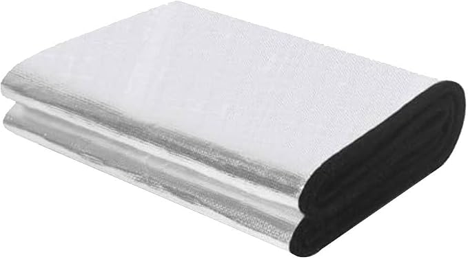 Car Battery Insulation Blanket Set with Fireproof Cotton Layer, Aluminum Foil Heat Shield, Designed for Cold Weather Protection and Temperature Resistance (1PCS)