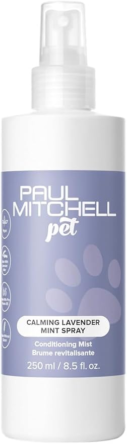 Calming Lavender Mint Spray, Conditioning Mist, Grooming Spray for Dogs, 8.5 Fl Oz