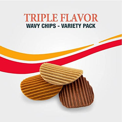 Good ‘n’ Tasty Triple Flavor Wavy Chips Variety Pack, 10 oz, Treats for Dogs