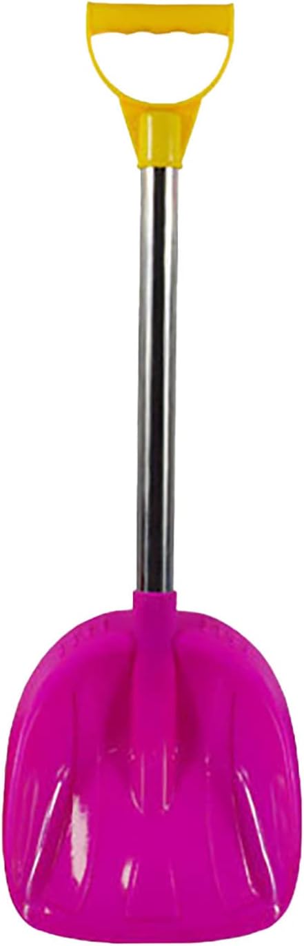 Detachable Small Snow Shovel,24" Portable Lightweight Winter Mini Snow Removal Tool with Plastic Blade and Ergonomic D-Grip Handle,Snow Shovels for Beach Camping Outdoor Yard Garden Driveway