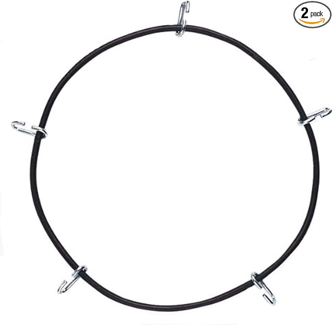 SCC QG20069 Quik Grip Large Truck Tire Traction Chain Rubber Tightener - Set of 2
