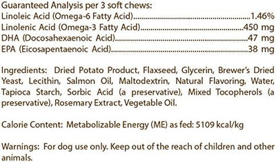 Healthy Breeds Bull Terrier Salmon Oil Soft Chews 120 Count