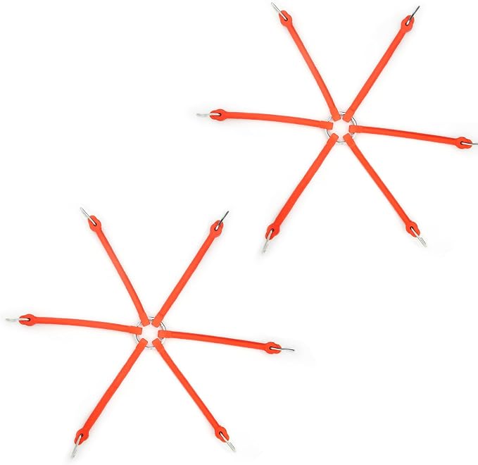 1 Pair 39229 Spider Bungee for Tire Chains | Rubber Spider Bungee Tire Chain Adjuster For Large Trucks
