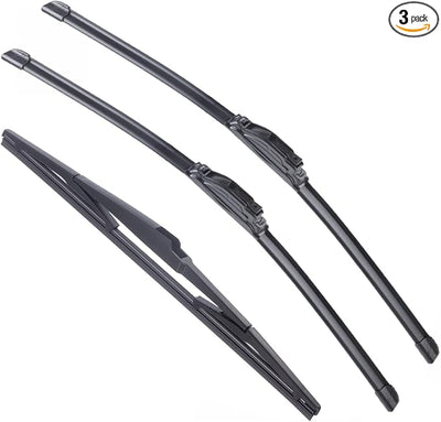 Windshield Wiper Blade Replacement for 2010 2011 2012 2013 2014 2015 Lexus RX350 2010-2015 RX450h 26"+22" Front Windscreen Wiper for U/J hook and 16" Rear wiper blade