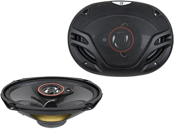 AS29 Loudspeakers 1 Pair of 6X9 500W Max 3-Way Speakers 4 Ohms Premium Quality Audio Door Speakers for Car or Truck Stereo Sound System