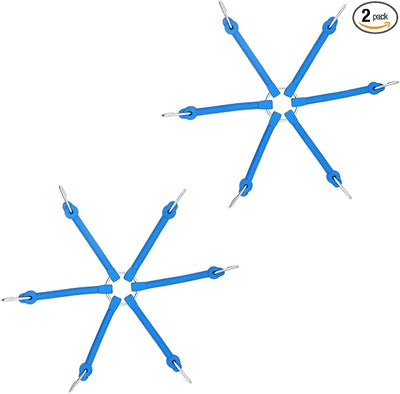 1 Pair 39110 Spider Bungee for Tire Chains | Rubber Spider Bungee Tire Chain Adjuster For Lawn Tractors and Cars