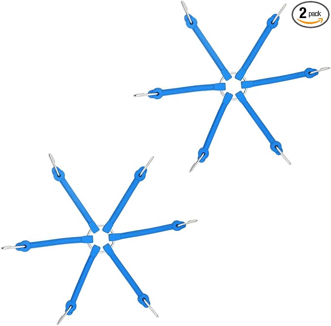 1 Pair 39110 Spider Bungee for Tire Chains | Rubber Spider Bungee Tire Chain Adjuster For Lawn Tractors and Cars
