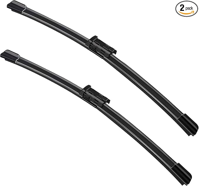2 Factory Wiper Blade Replacement for 09-20 Audi A4 Q5 Q3 A5 RS5 S5 allroad | Original Equipment,24"/20" (Set of 2) Top Lock 16mm,Automotive Windshield wipers,All-Weather,Exact Fit,Easy Installation