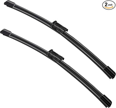 2 Factory Wiper Blade Replacement for 09-20 Audi A4 Q5 Q3 A5 RS5 S5 allroad | Original Equipment,24"/20" (Set of 2) Top Lock 16mm,Automotive Windshield wipers,All-Weather,Exact Fit,Easy Installation