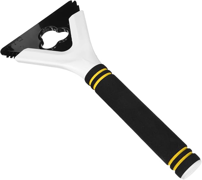 Hemobllo Winter Car Snow Shovel Windshield Scraper for Ice Removal Multi-Purpose Frost Scrapper for SUV Truck Car Weather Scraper Ergonomic Handle