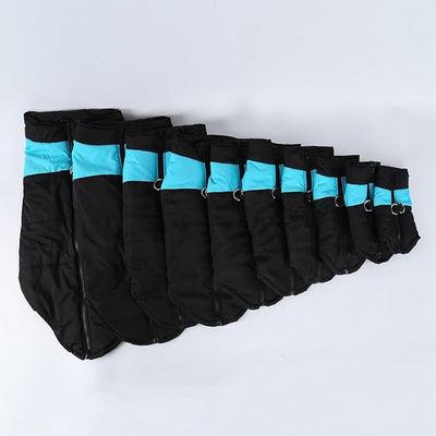 Winter Waterproof Windproof Dog Jacket - Warm Vest Coat for Small & Medium Dogs - Not Suitable for Big Dogs C-Blue X-Small