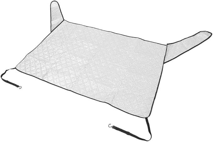 Car Rear Windshield Cover Magnetic 2 Layers All Weather Ice Frost Snow Protector