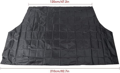 Car Cover with 6 Magnets, 210 x 120cm Universal Automobile Magnetic Snow Cover Sunshade, Front Windscreen Protector for Most Car, Minivan, SUV