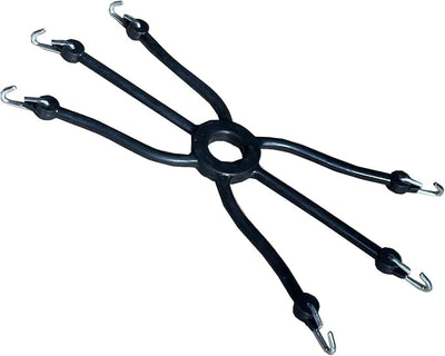 Replace Black 0218 Spider Bungee Truck Snow Tire Heavy Duty Truck Tire Chain Adjuster (Set of 2)