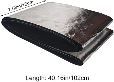 Car Battery Insulation Cover, Fireproof Car Battery Blanket, Heat Shield Batteries Protective Blanket Cover for Vehicle Truck Rv