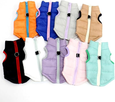 Winter Waterproof Windproof Vest Coat for Small Medium Dogs - Warm Jacket for Cold Weather (Not Suitable for Big Dogs) X-Pink XS