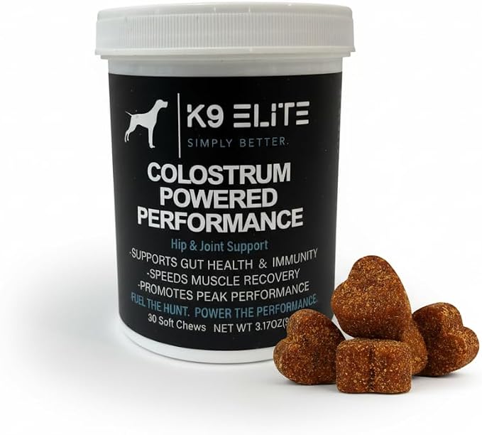 Dog Allergy Relief Chews for Itching Skin – Anti Itch, Gut Health & Immune Support with Colostrum & Omega 3 – Skin & Coat Supplement for Dogs