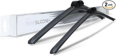 Clix Wipers Windshield Wiper Blades 14"/14" Set of 2, Fits Jeep Wrangler TJ and LJ, All-Weather Premium Replacement Wipers with Quick Clips, 1997-2006 Jeep Accessories, Silicone
