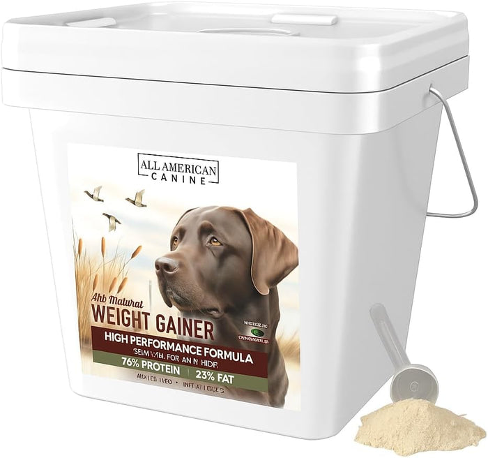 Bulk Dog Weight Gainer – High Calorie Dog Food Supplement & Protein Powder for Rapid Weight Gain, Mass, and Recovery – Appetite Stimulant – 230 Servings