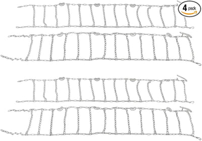 Mytee Products (2 Pack) Twist Link Tire Chain - Single For 24.5" tires truck semi tire chains (Set of 2)